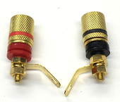 镀金纯铜香蕉头插座音箱功放音频插座 质量好