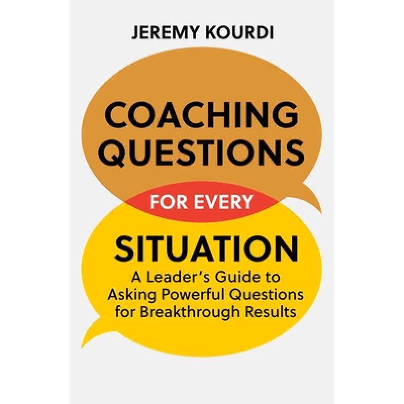 【预售】英文原版 coaching questions for every situation 针对各种