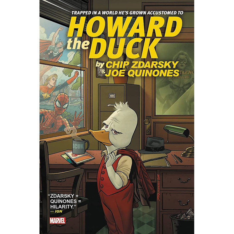 【预售】英文原版 Howard The Duck 精装 霍华德鸭子 Chip Zdarsky Quinones Omnibus 漫威宇宙系列侦探破案悬疑推理漫画书籍