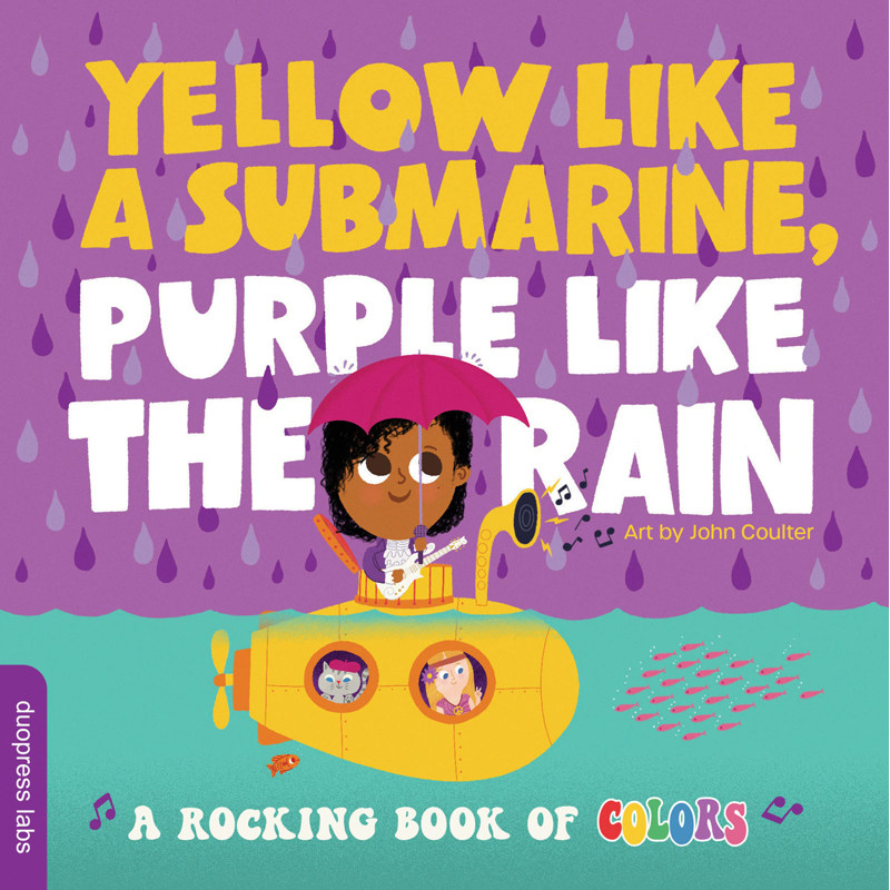 a submarine purple like the rain 黄色像潜水艇 紫色像雨duopress