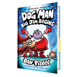 英文原版 神探狗狗桥梁漫画13 Dog Man #13 Big Jim Begins儿童漫画故事书籍