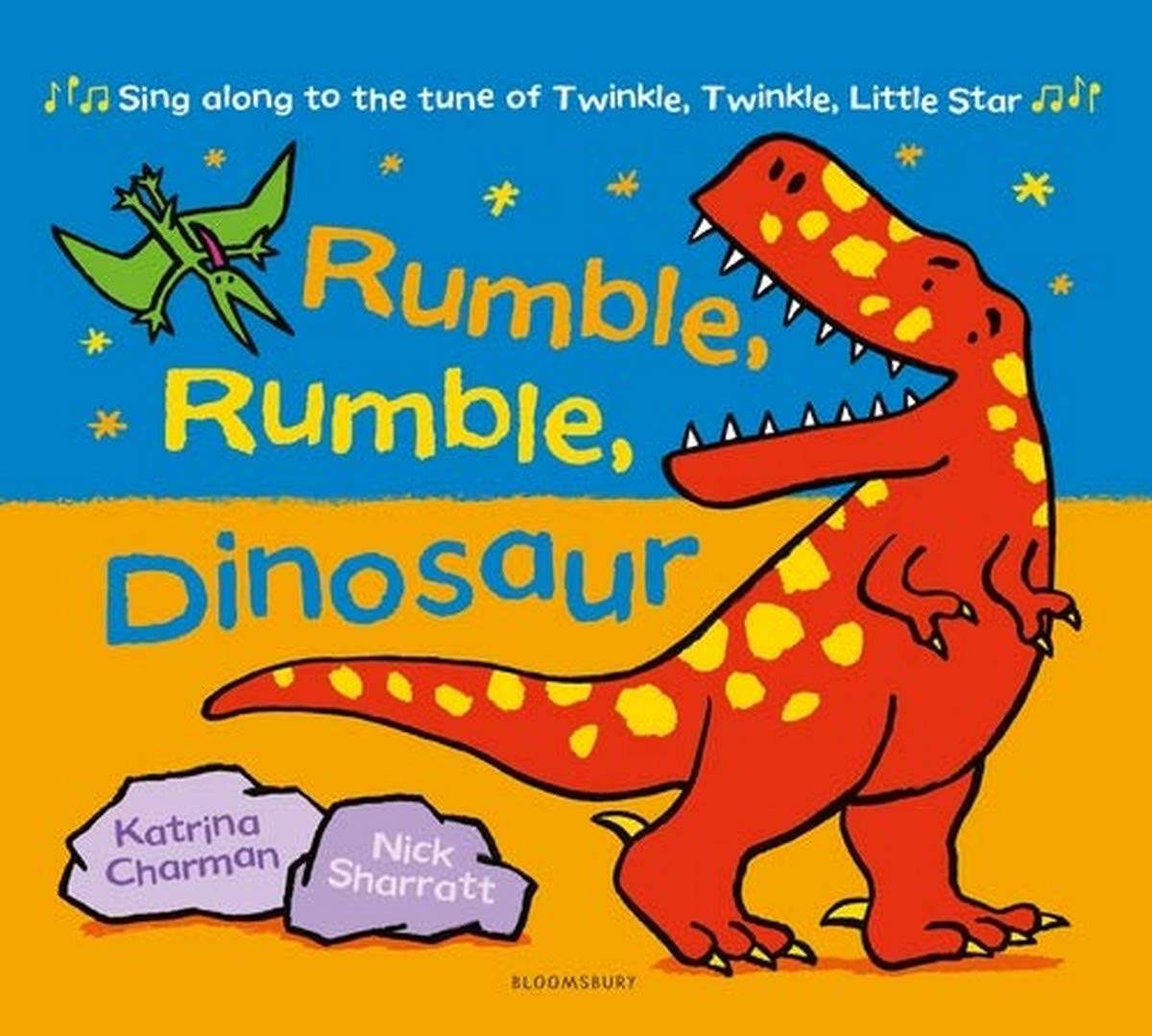 【现货】英文原版 rumble rumble dinosaur恐龙时期katrina charman