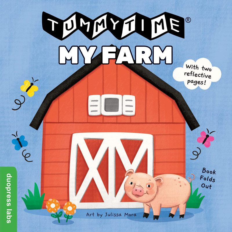 【预售】英文原版 tummytime my farm tummytime 我的农场 duopress