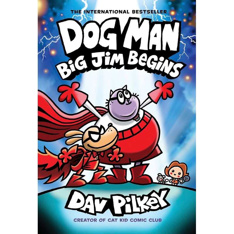 【预售】英文原版 神探狗狗桥梁漫画13 Dog Man #13 Big Jim Begins儿童漫画故事书籍