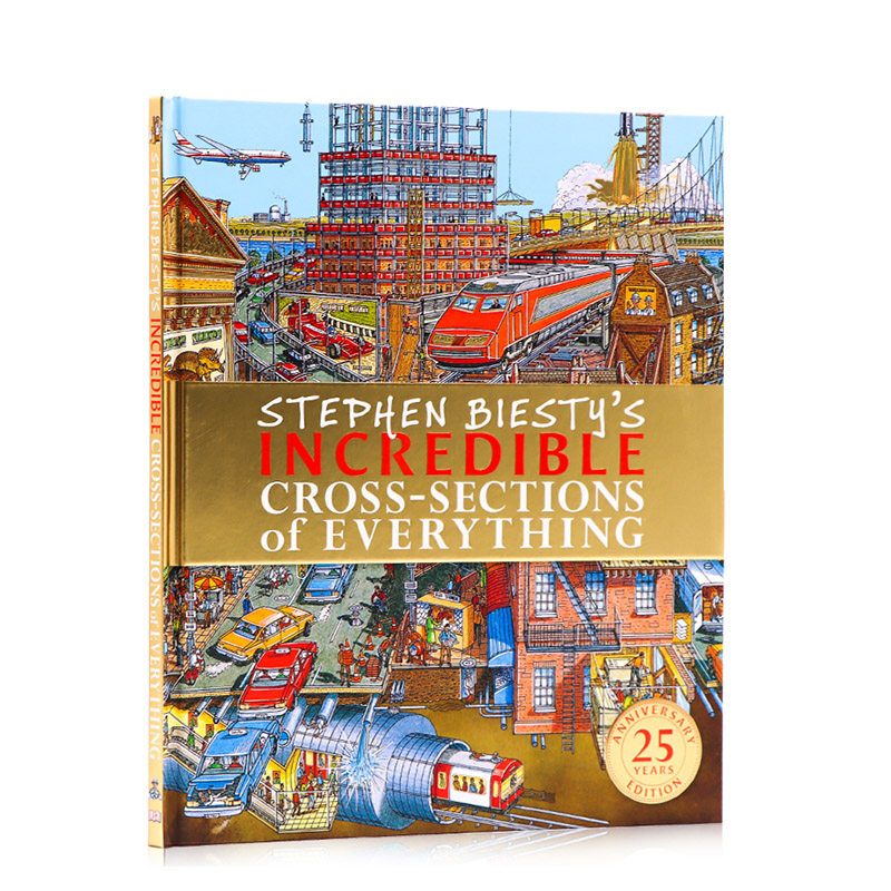 dk 不可思议的大剖面万物 25周年 stephen biestys incredible cross