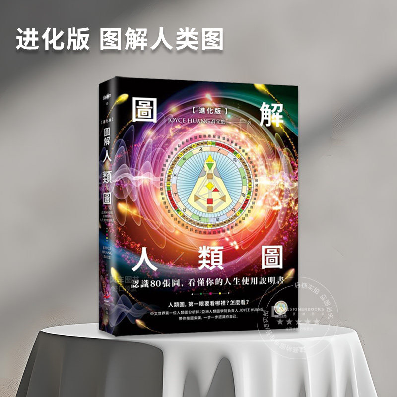 现货【进化版】图解人类图:认识80张图,看懂你的人生使用说明书 台版原版图书繁体进口外版