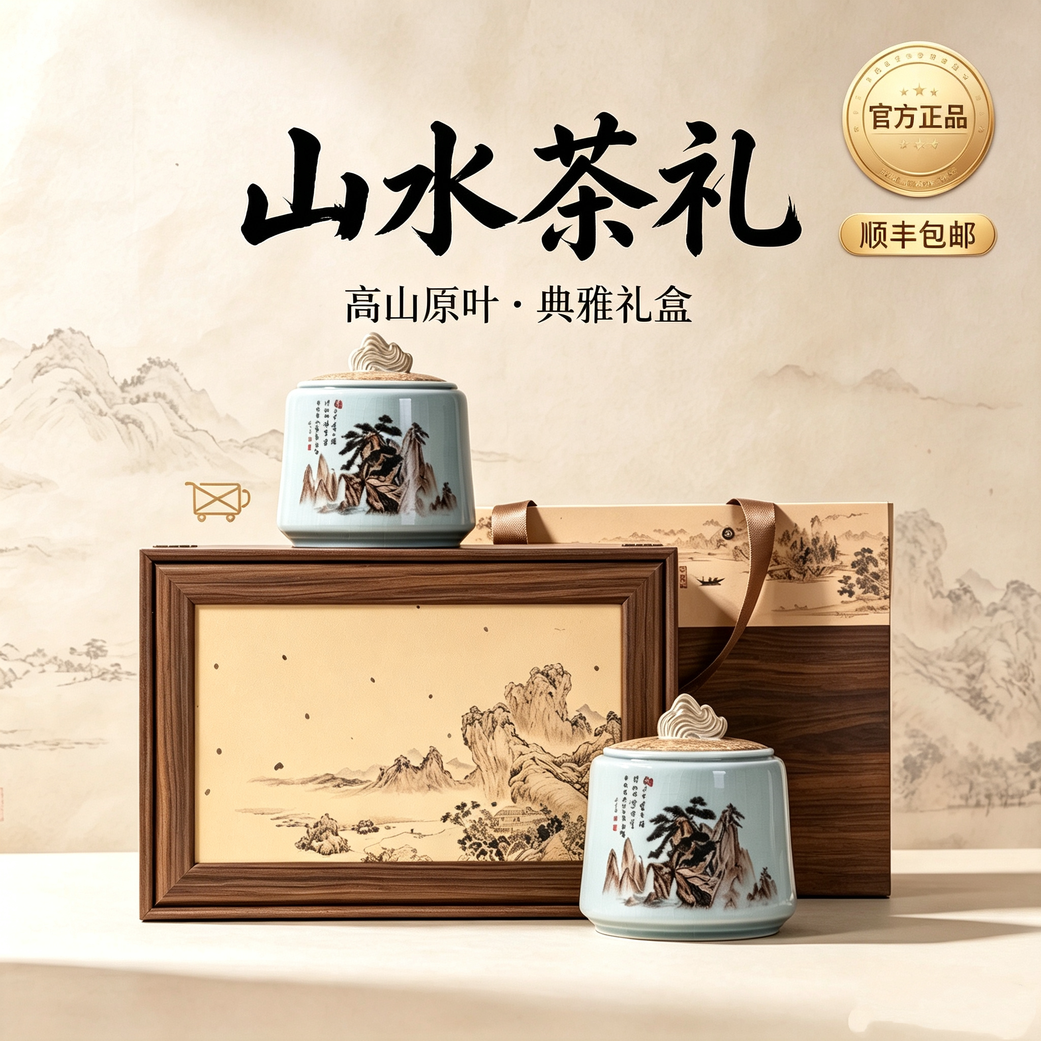 【顺丰发货/拍10送茶具】烤漆木盒红茶金骏眉花香果香蜜香500g