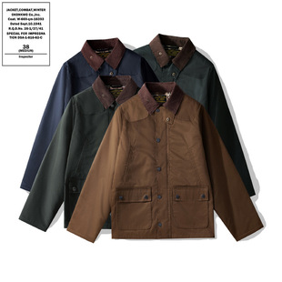 AK男装集市店猎装油蜡夹克夹棉风衣外套猎装Reelin加蜡经典棉衣