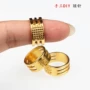 Fuding kim top ring kim kim thimble hoop tay khâu kim công cụ hướng dẫn sử dụng nữ vòng đỏ thimble - Công cụ & vật liệu may DIY khung thêu