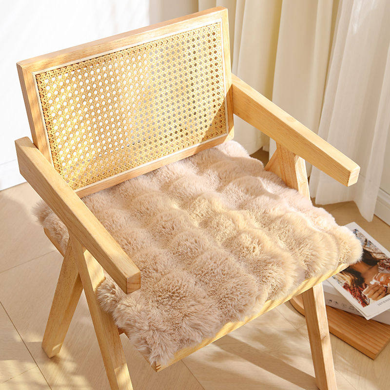 冬季新款泡泡绒兔毛坐垫椅子加厚保暖屁垫餐椅办公室学生久坐神器,居家布艺,美臀垫/保健坐垫,淘宝优惠券,粉丝福利购,淘宝优惠卷