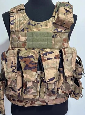 透气马甲战术背心多功能新式XP21-S作训作训一体式钢丝快拆背心