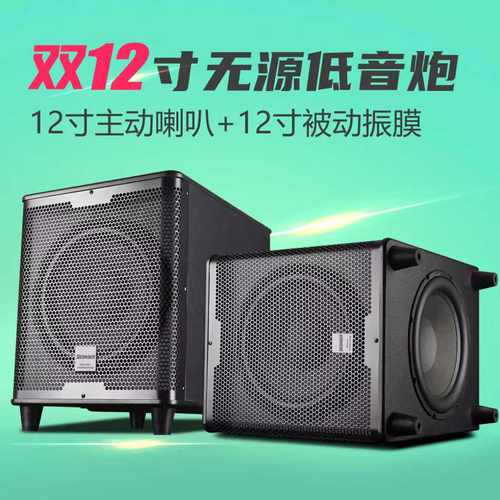 双喇叭12寸无源低音炮