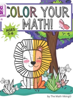 海外直订Color Your Math!: A Coloring Book That is as Smart as it is Sweet! 颜色你的数学!:一本既聪明又可爱的填色书!