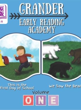 海外直订Grander Early Reading Academy: Volume 1: This is the First Day of School / We Sa 格兰德早读学院:第一卷:开学