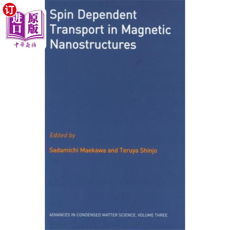 海外直订Spin Dependent Transport in Magnetic Nanostructu... 磁性纳米结构中的自旋相关输运