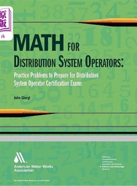 海外直订Math for Distributiion System Operators: Practice Problems to Prepare for Distri 分配系统操作员数学：准备分