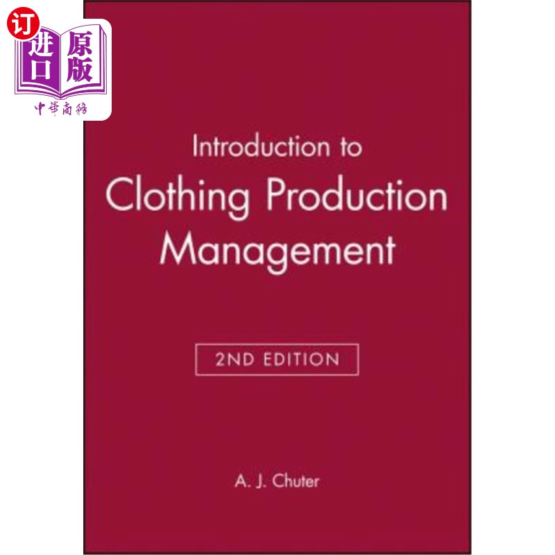海外直订Introduction to Clothing Production Management 服装生产管理概论