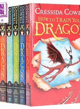 驯龙高手1-6 How To Train Your Dragon 6 Books Collection by ‎Cressida Cowell Ages 9-14 Paperback 原版书【中商原版】