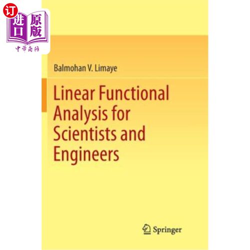 海外直订Linear Functional Analysis for Scientists and Engineers 科学家和工程师的线性泛函分析