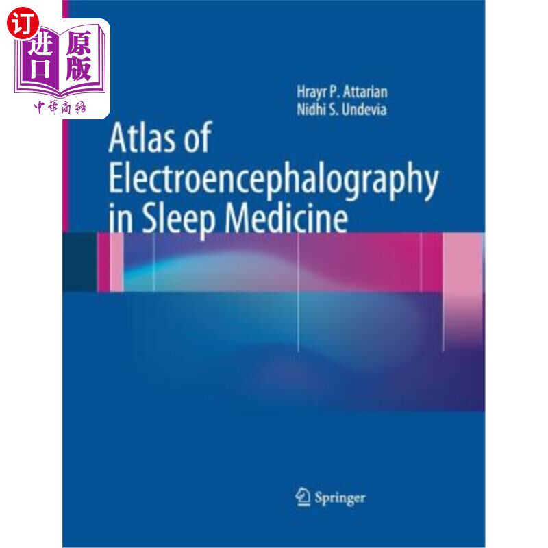 海外直订医药图书Atlas of Electroencephalography in Sleep Medicine 睡眠医学脑电图图谱