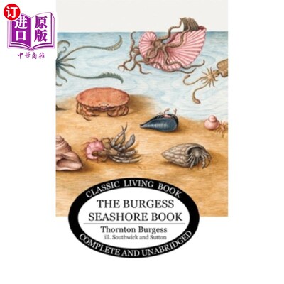海外直订The Burgess Seashore Book for Children in color 彩色伯吉斯海滨儿童读物