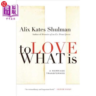 海外直订医药图书To Love What Is: A Marriage Transformed 爱是什么：婚姻改变了