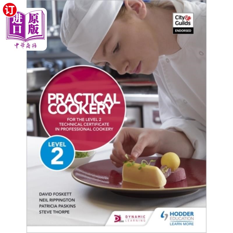 海外直订Practical Cookery for the Level 2 Technical Cert... 专业烹饪二级技术证书的实用烹饪
