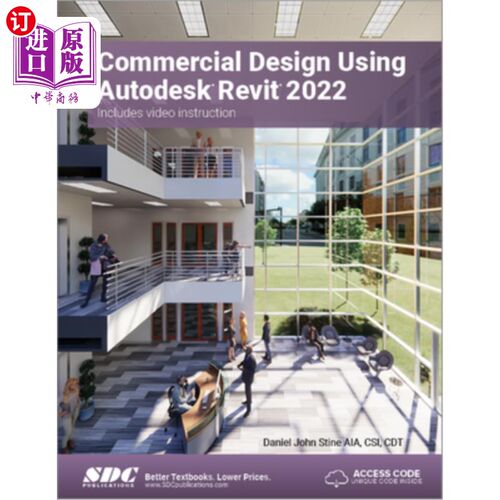 海外直订Commercial Design Using Autodesk Revit 2022 商业设计使用Autodesk Revit 2022