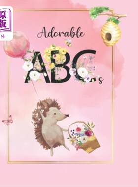 海外直订Adorable ABCs: Pink 可爱的abc：粉红色
