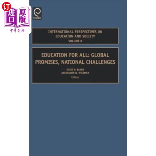 海外直订Education for All: Global Promises, National Challenges 全民教育：全球承诺、国家挑战