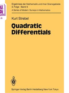 海外直订Quadratic Differentials 二次微分