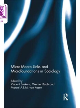 海外直订Micro-Macro Links and Microfoundations in Sociology RPD 社会学RPD中的微观宏观联系与微观基础