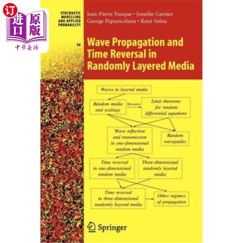 海外直订Wave Propagation and Time Reversal in Randomly Layered Media 随机层状介质中的波传播与时间反转