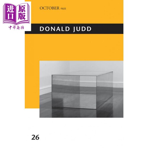 现货 唐纳德贾徳 批判性学术著作 Donald Judd 英文原版 Annie Ochmanek Alex Kitnick 【中商原版】