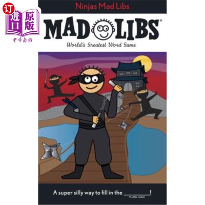 海外直订Ninjas Mad Libs 忍者疯libs