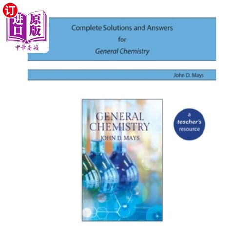 海外直订Complete Solutions and Answers for General Chemistry