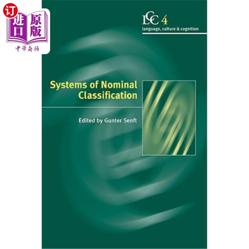 海外直订Systems of Nominal Classification 名义分类系统