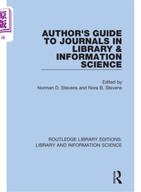 海外直订Author's Guide to Journals in Library & Information Science 图书情报学期刊作者指南
