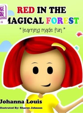 海外直订Red In The Magical Forest - all the colors you will see 红色在魔法森林-所有的颜色，你会看到