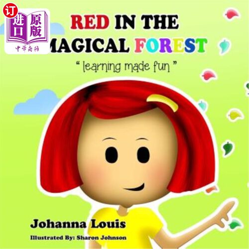 海外直订Red In The Magical Forest - all the colors you will see 红色在魔法森林-所有的颜色，你会看到
