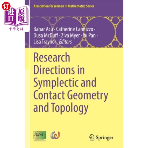 海外直订Research Directions in Symplectic and Contact Ge... 辛与接触几何与拓扑学研究方向