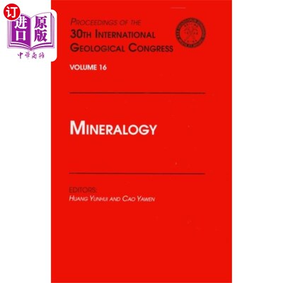 海外直订Mineralogy 矿物学