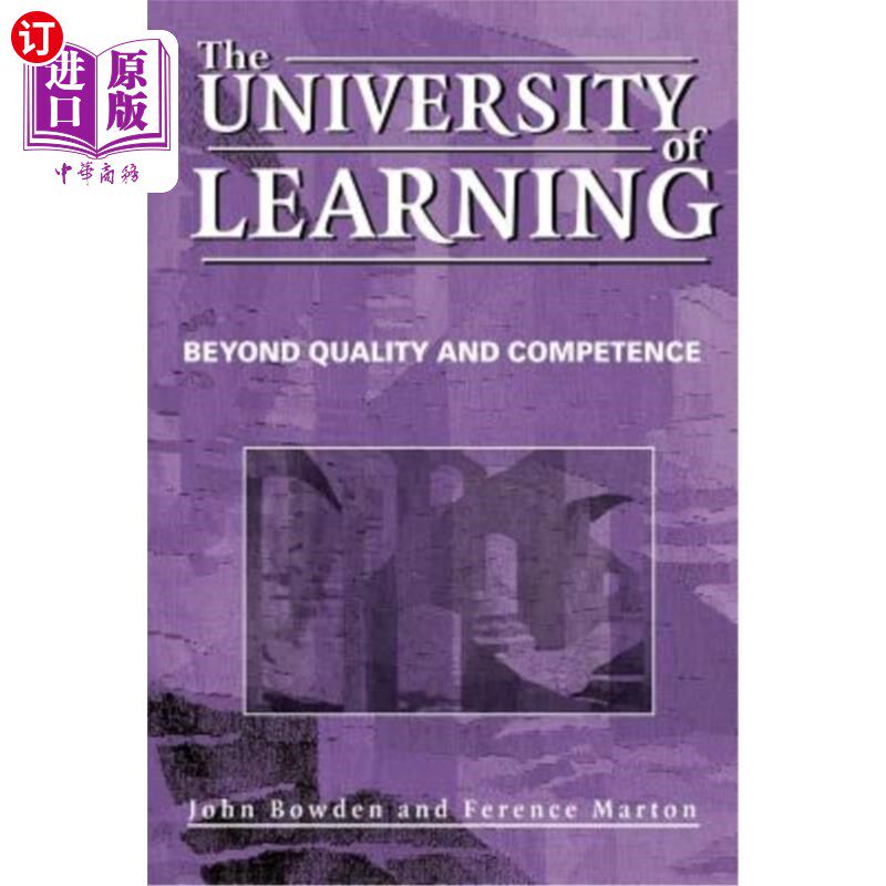海外直订The University of Learning: Beyond Quality and Competence 学习大学