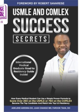 海外直订USMLE and Comlex Success Secrets USMLE和复杂的成功秘诀