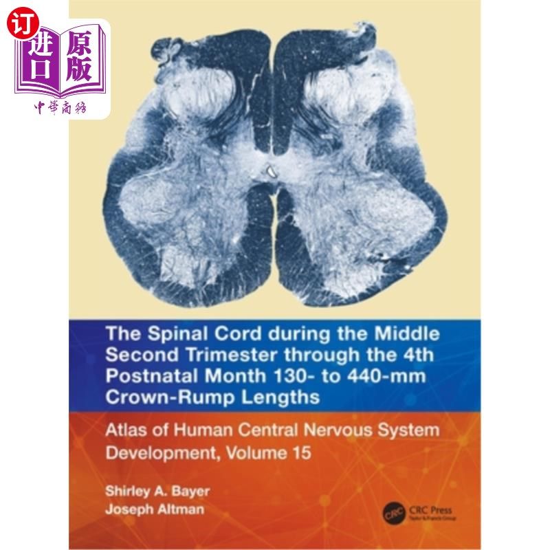 海外直订医药图书The Spinal Cord during the Middle Second Trimester through the 4th Postnatal Mon 从妊娠中期到产后第