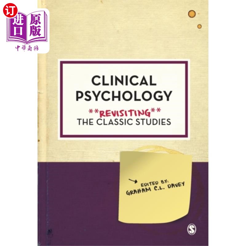 海外直订医药图书Clinical Psychology: Revisiting the Classic Stud... 临床心理学:回顾经典研究