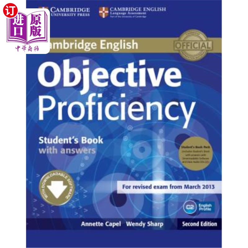 海外直订Objective Proficiency Student's Book Pack (Student's Book with Answers with Down 客观熟练度 学生书籍包（学