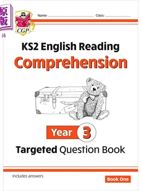 英国CGP KS2 English Targeted Question Book: Year 3 Comprehension - Book 1【中商原版】