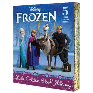 Frozen Little Golden Book Library 小金书故事集：冰雪奇缘 英文原版 儿童绘本 迪士尼系列 2-5岁【中商原版】