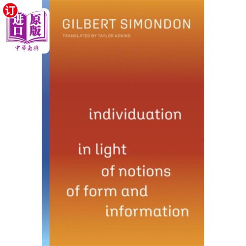 海外直订Individuation in Light of Notions of Form and In... 形式与信息观念下的个性化